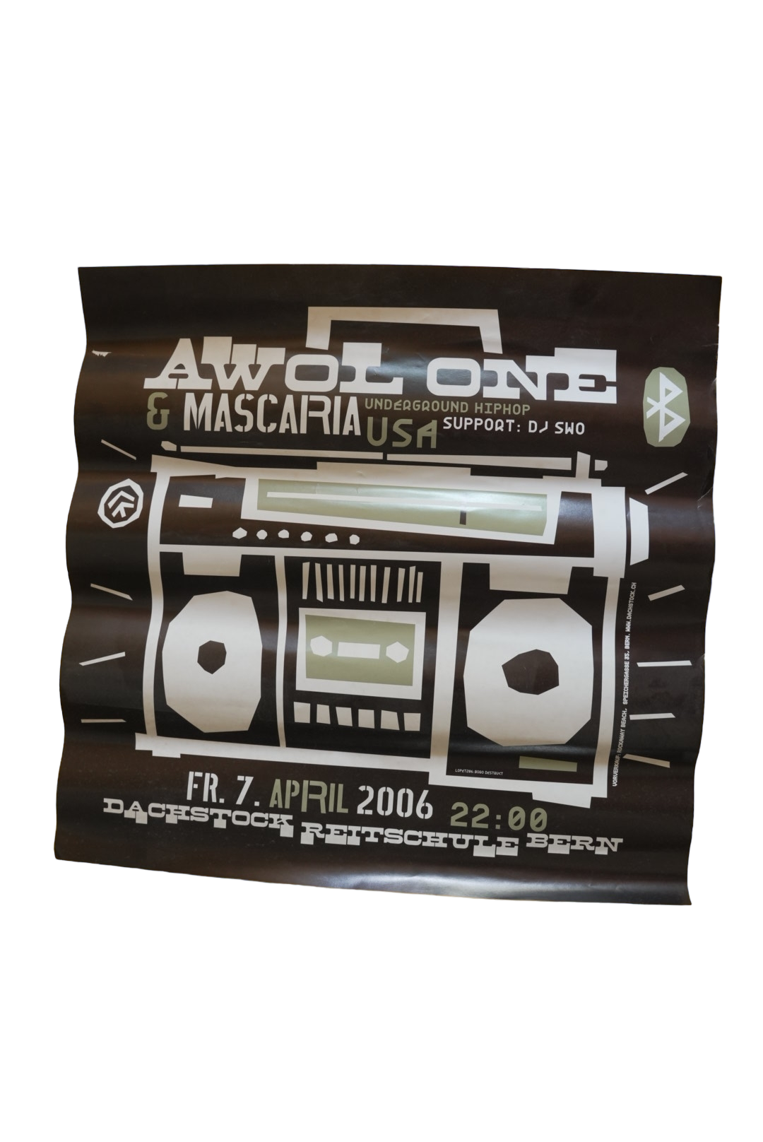 Awol one & Mascaria Poster (Bern Switzerland)