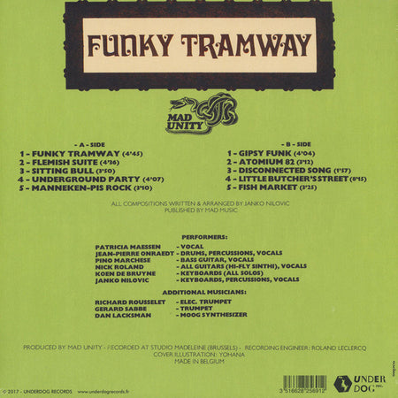 Janko Nilovic - Mad Unity : Funky Tramway (LP, Album, RE, RM)