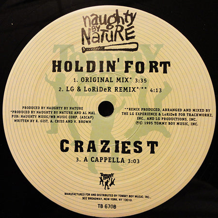 Naughty By Nature : Craziest (12")