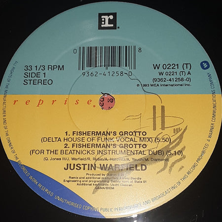 Justin Warfield : Fisherman's Grotto (12", Single)
