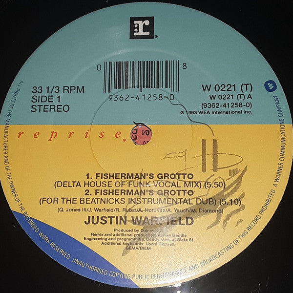 Justin Warfield : Fisherman's Grotto (12", Single)