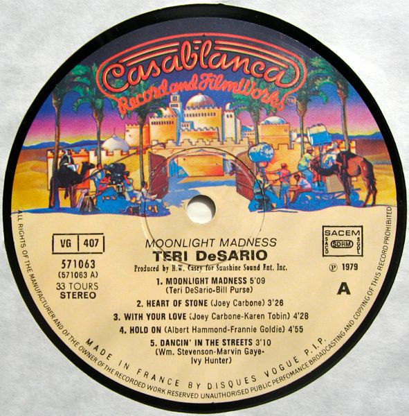 Teri DeSario : Moonlight Madness (LP, Album)