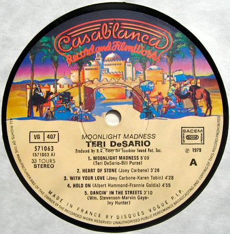 Teri DeSario : Moonlight Madness (LP, Album)