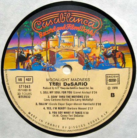 Teri DeSario : Moonlight Madness (LP, Album)