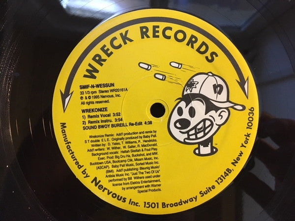 Smif-N-Wessun : Wrekonize / Sound Bwoy Bureill (Remixes) (12", RP)