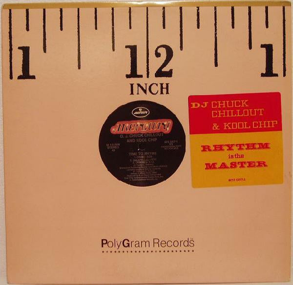 Chuck Chillout & Kool Chip : Rhythm Is The Master (12")