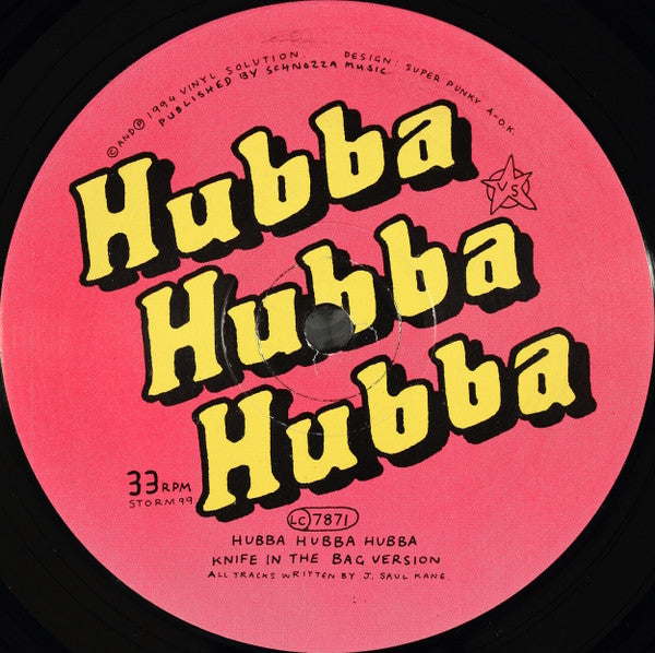 Depth Charge : Hubba Hubba Hubba / Number 9 (12")