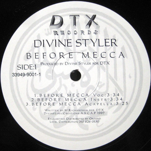Divine Styler : Before Mecca (12", Single)