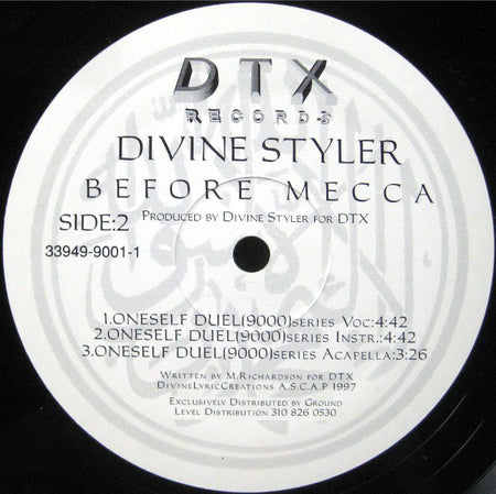 Divine Styler : Before Mecca (12", Single)