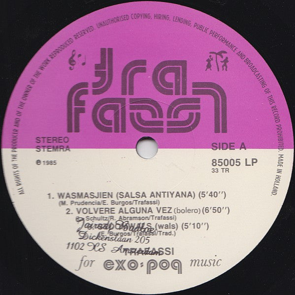Trafassi : Wasmasjien (LP, Album)