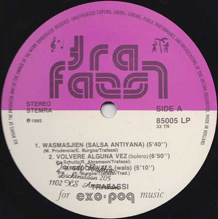 Trafassi : Wasmasjien (LP, Album)