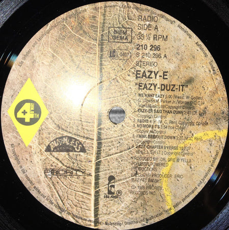 Eazy-E : Eazy-Duz-It (LP, Album)