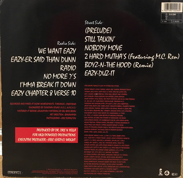 Eazy-E : Eazy-Duz-It (LP, Album)