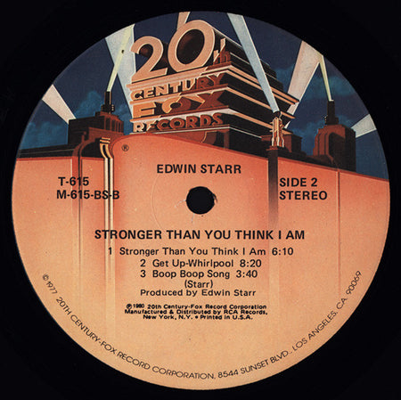 Edwin Starr : Stronger Than You Think I Am (LP, Album)