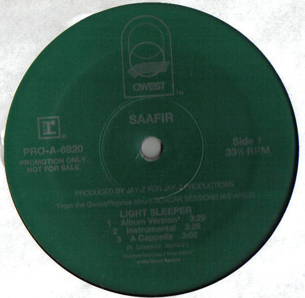 Saafir : Light Sleeper / Battle Drill (12", Promo)