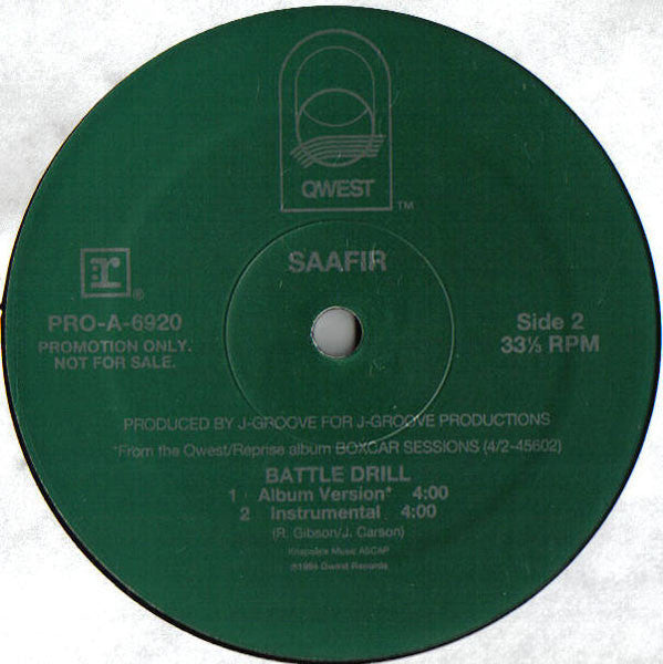 Saafir : Light Sleeper / Battle Drill (12", Promo)
