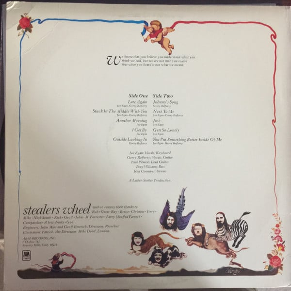 Stealers Wheel : Stealers Wheel (LP, Album, Ter)