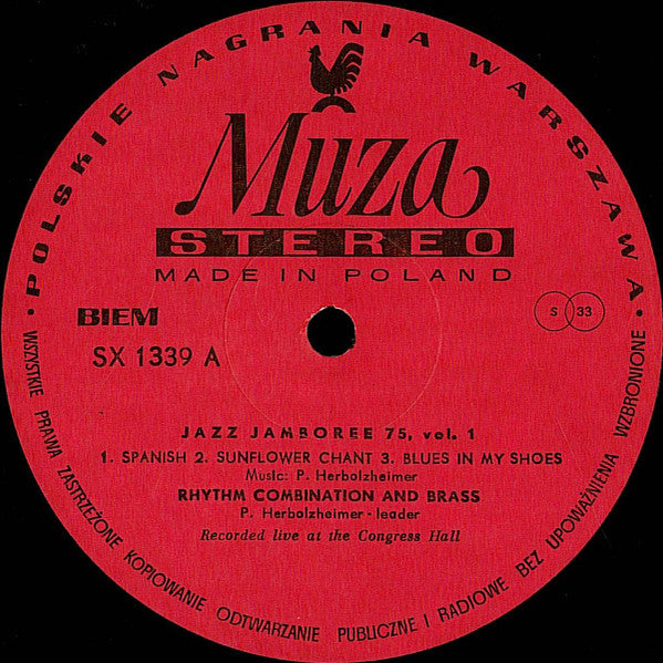 Peter Herbolzheimer Rhythm Combination & Brass / Gustav Brom Orchestra : Jazz Jamboree 75 Vol. 1 (LP)