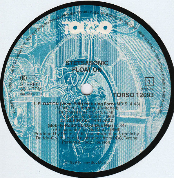 Stetsasonic : Float On / Talking All That Jazz (12")