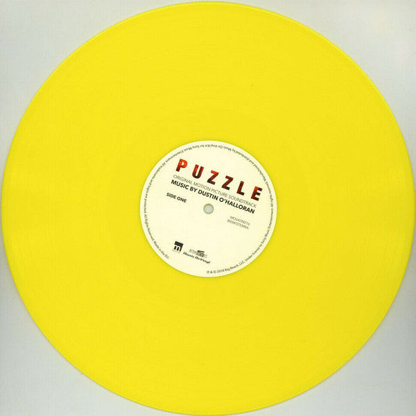 Dustin O'Halloran : Puzzle (Original Motion Picture Soundtrack) (LP, Album, Ltd, Num, Yel)