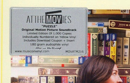 Dustin O'Halloran : Puzzle (Original Motion Picture Soundtrack) (LP, Album, Ltd, Num, Yel)