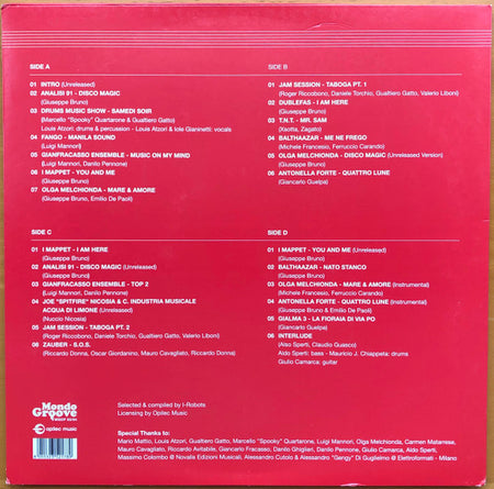Various : Drums Edizioni Musicali (2xLP, Comp, Ltd)