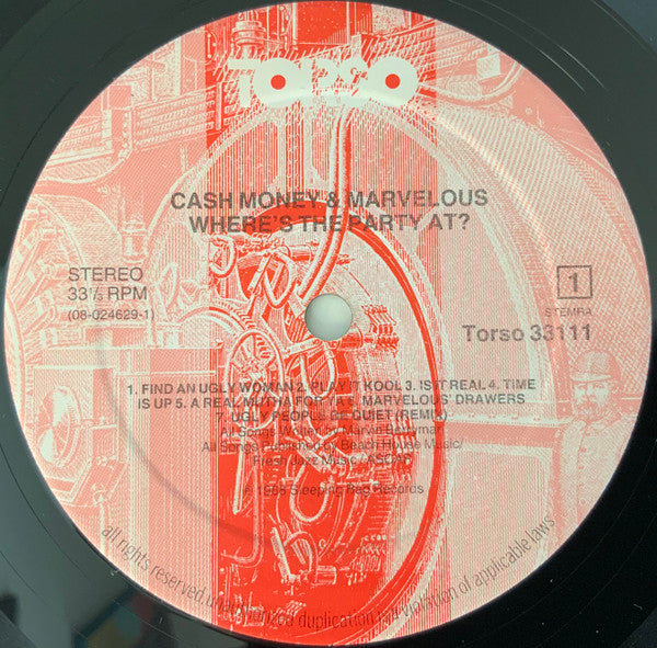 Cash Money & Marvelous : Where's The Party At? (LP, Album)