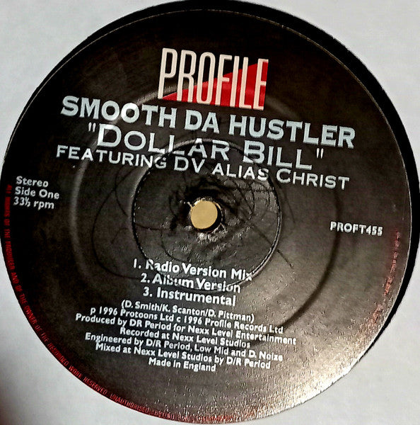 Smoothe Da Hustler : Dollar Bill / My Brother My Ace (12")