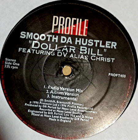 Smoothe Da Hustler : Dollar Bill / My Brother My Ace (12")