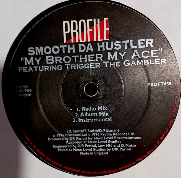 Smoothe Da Hustler : Dollar Bill / My Brother My Ace (12")