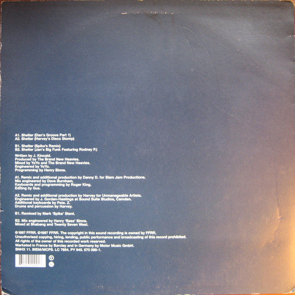 The Brand New Heavies : Shelter (12")