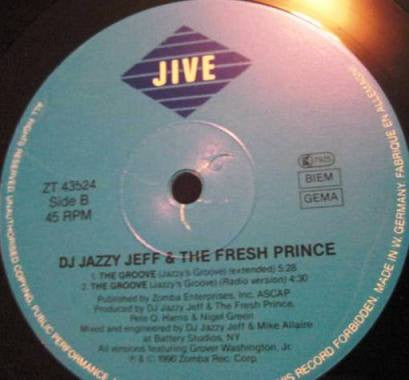 DJ Jazzy Jeff & The Fresh Prince : The Groove (12")