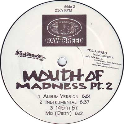 Raw Breed : I Want In / Mouth Of Madness Pt. 2 (12", Promo)
