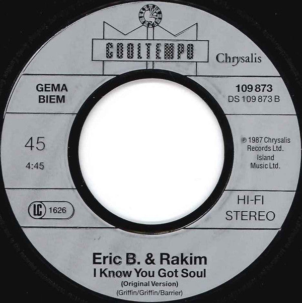 Eric B. & Rakim : I Know You Got Soul (The Double Trouble Remix) (7")