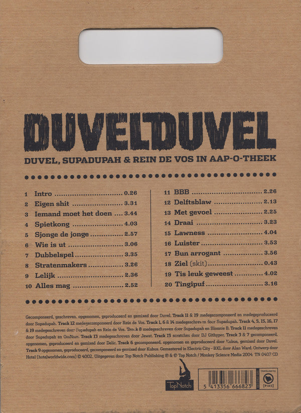 Duvelduvel : Aap-O-Theek (CD, Album, Ltd)