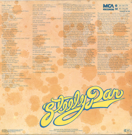 Steely Dan : Can't Buy A Thrill (LP, Album, RE)