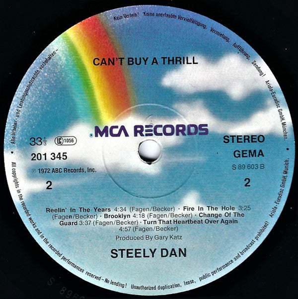Steely Dan : Can't Buy A Thrill (LP, Album, RE)