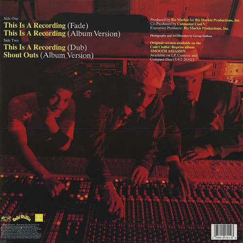Grand Daddy I.U. : This Is A Recording (12", Maxi)