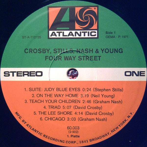 Crosby, Stills, Nash & Young : 4 Way Street (2xLP, Album)