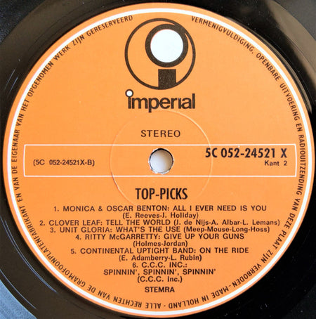 Various : Top Picks (LP, Comp)