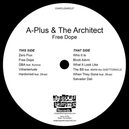 A-Plus & Architect (2) : Free Dope (LP, Album, Ltd)