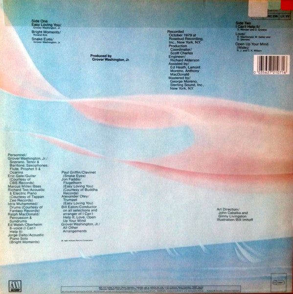 Grover Washington, Jr. : Skylarkin' (LP, Album, RE)