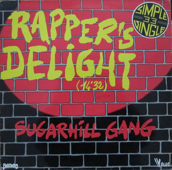 Sugarhill Gang : Rapper's Delight (12", Single)