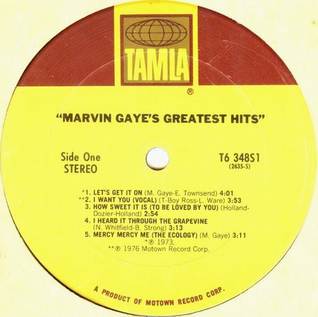 Marvin Gaye : Marvin Gaye's Greatest Hits (LP, Comp, Mon)