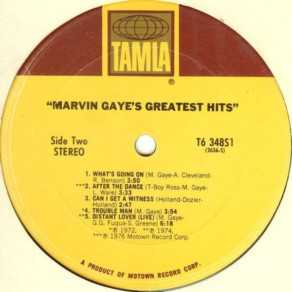 Marvin Gaye : Marvin Gaye's Greatest Hits (LP, Comp, Mon)