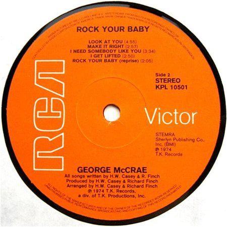 George McCrae : Rock Your Baby (LP, Album)