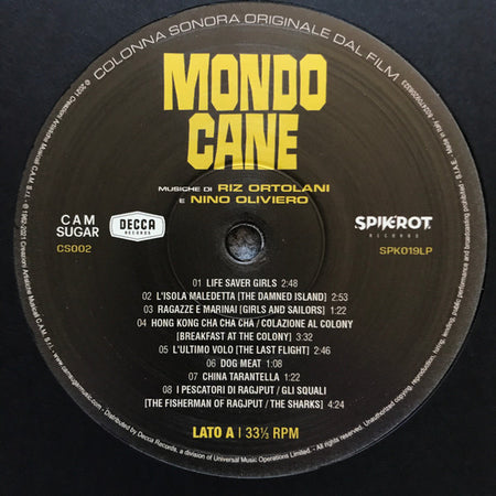 Riz Ortolani And Nino Oliviero : Mondo Cane (2xLP, Album, RE, RM)