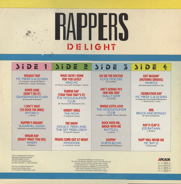 Various : Rapper's Delight (2xLP, Comp)