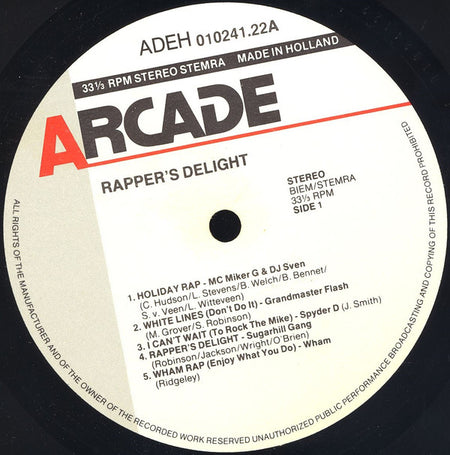 Various : Rapper's Delight (2xLP, Comp)