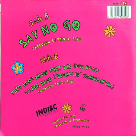 De La Soul : Say No Go (7", Single)